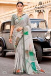Neha Vol 11 By Kashvi Dull Moss Digital Printed Saree Exporters In India